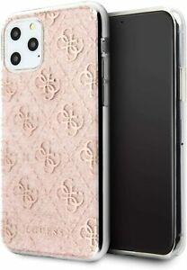 guess 4g glitter collection coque pour iphone 11 pro max