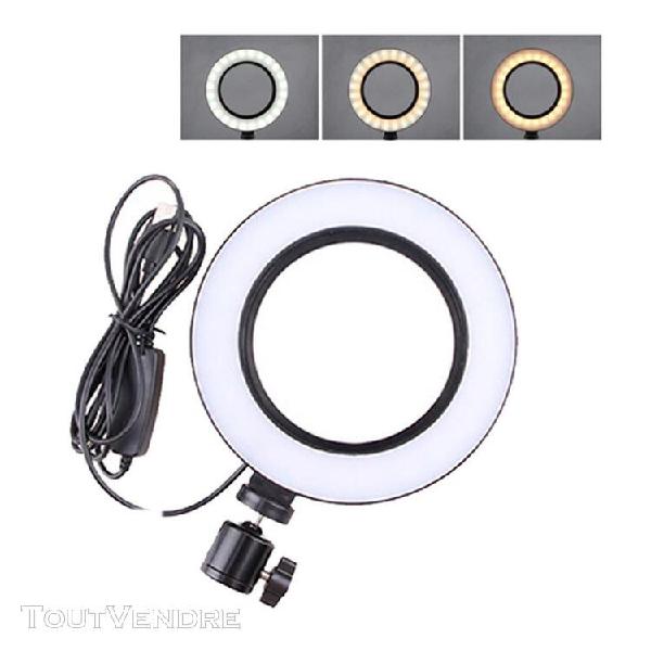 Clairage ring light led de 6 pouces pour studio photo,