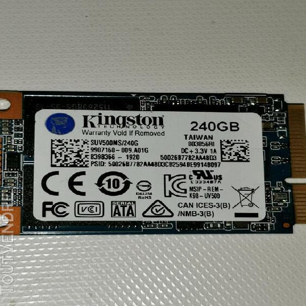 Ssd msata kingston uv500 suv500ms/240g 240 go