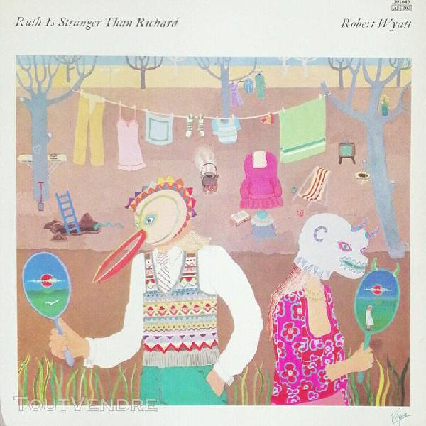 vinyle 33t robert wyatt - rock bottom/ruth is stranger than