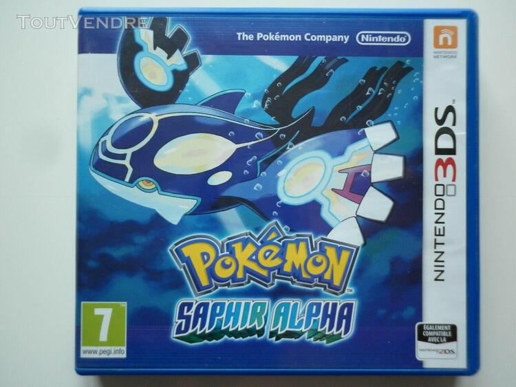 pokémon saphir alpha jeu vidéo nintendo 3ds