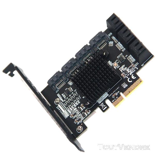 carte pcie sata 10 port, carte d'extension pcie-sata pci-e