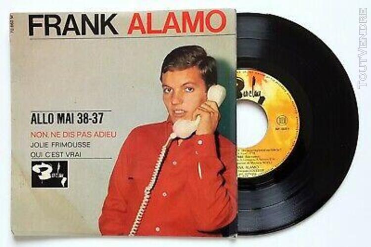 frank alamo - allo... mai 38-37 "rare édition 1964" (ep 45