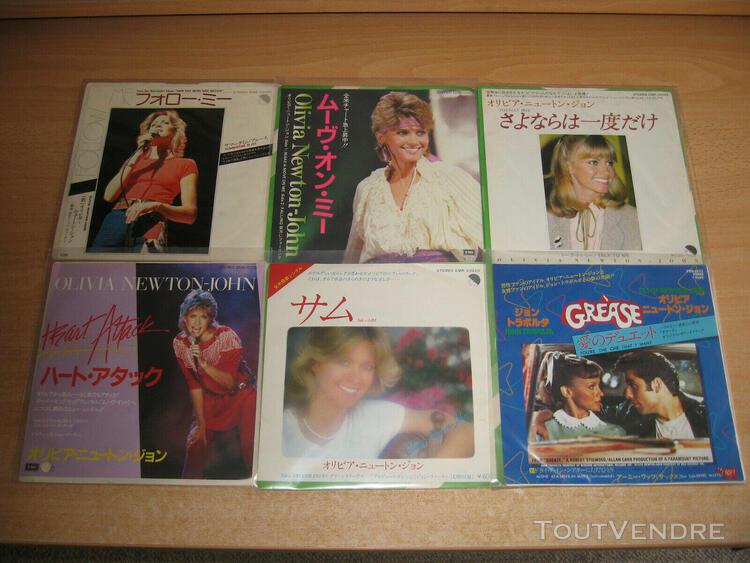 Olivia newton john -amazing collection of 27 japanese vinyl-