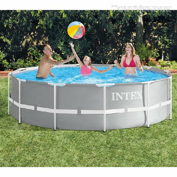 Intex piscine hors sol ronde tubulaire + epurateur + echelle