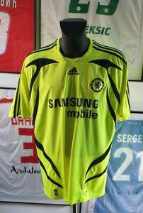 Maillot jersey shirt fluo 2007 2008 chelsea drogba l jaune