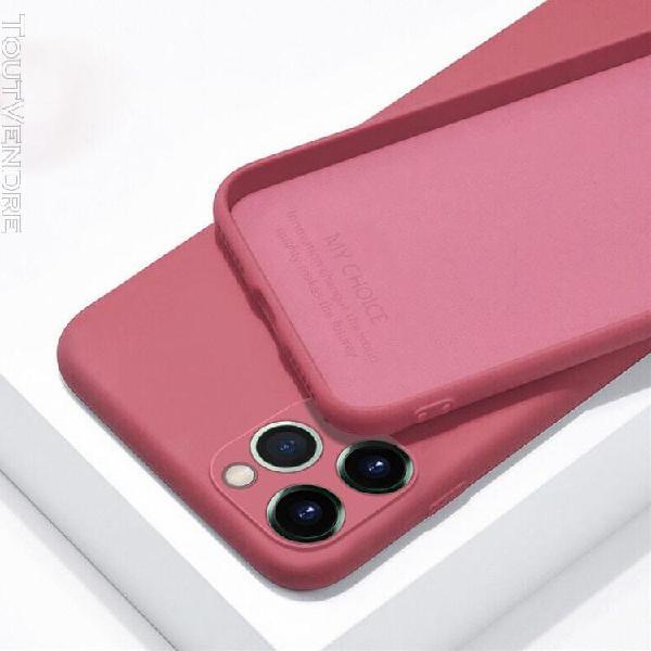 coque de protection d'appareil photo en silicone souple,