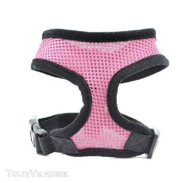 couleur noire rose taille s harnais en nylon pour chiens,