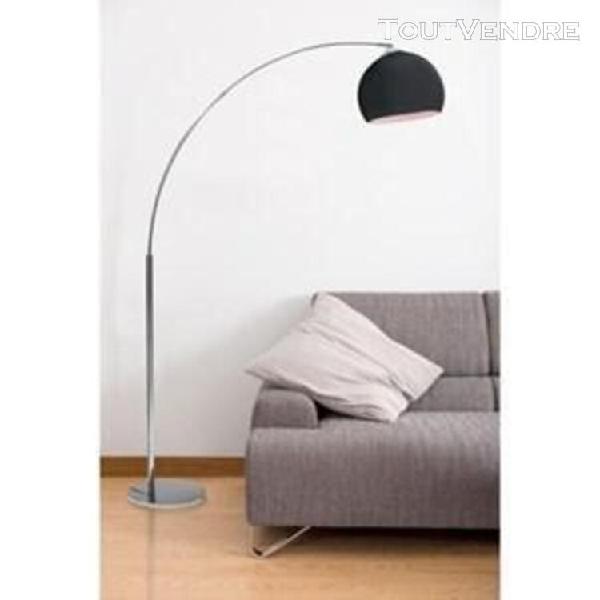 Desi lampadaire arceau noir - h 166 cm - contemporain