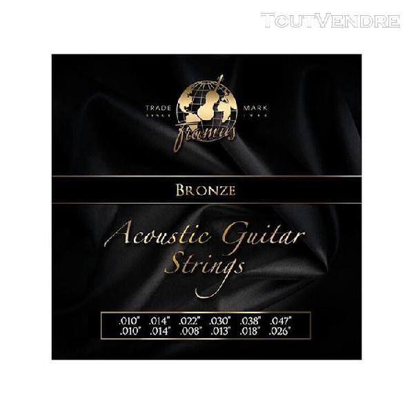 framus 48220-m - bronze medium.012-.053 jeu guitare acousti