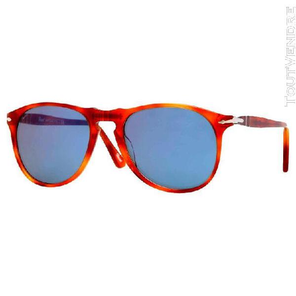 lunettes de soleil persol 9649s terra di siena bleu 9649s 96