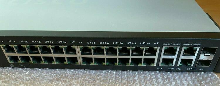 Cisco sf300-24pp poe+ 24 ports managed switch 10/100 + 2 x 1