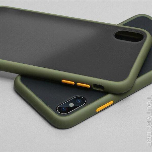 Coque de protection rigide pour iphone, étui transparent