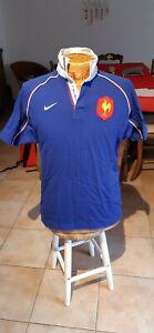 Maillot rugby xv quinze de france shirt vintage ffr