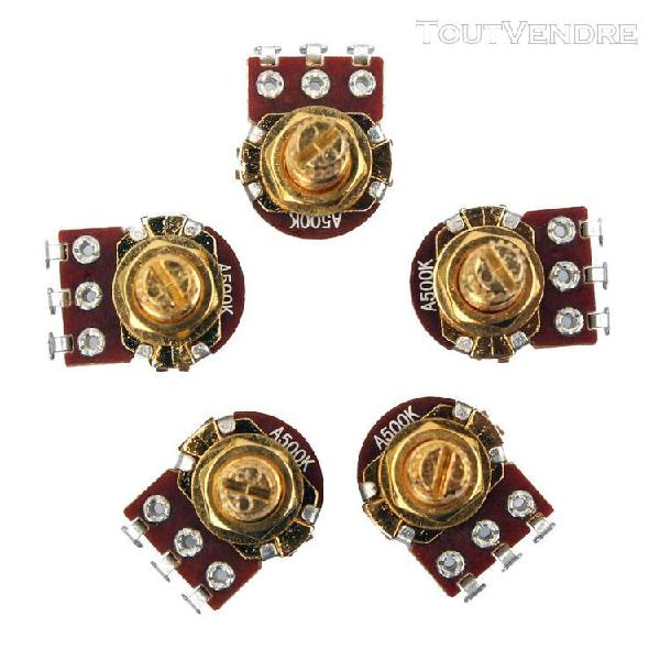 Potentiomètre de 5 mini-guitare en cuivre a500k pour