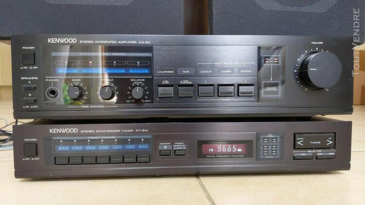 Amplificateur hifi vintage kenwood ka-54 et tuner ka-54l - f