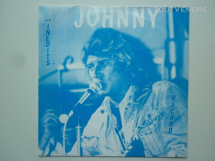 Johnny hallyday 45tours ep vinyle promo inedits ricard