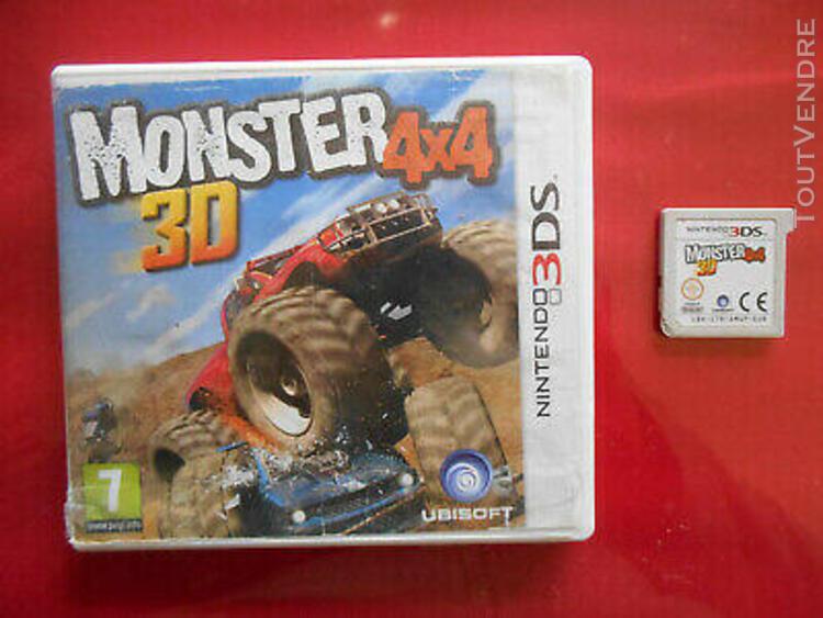 Monster 4x4 3d / jeu 3ds / en boite / en tres bon etat