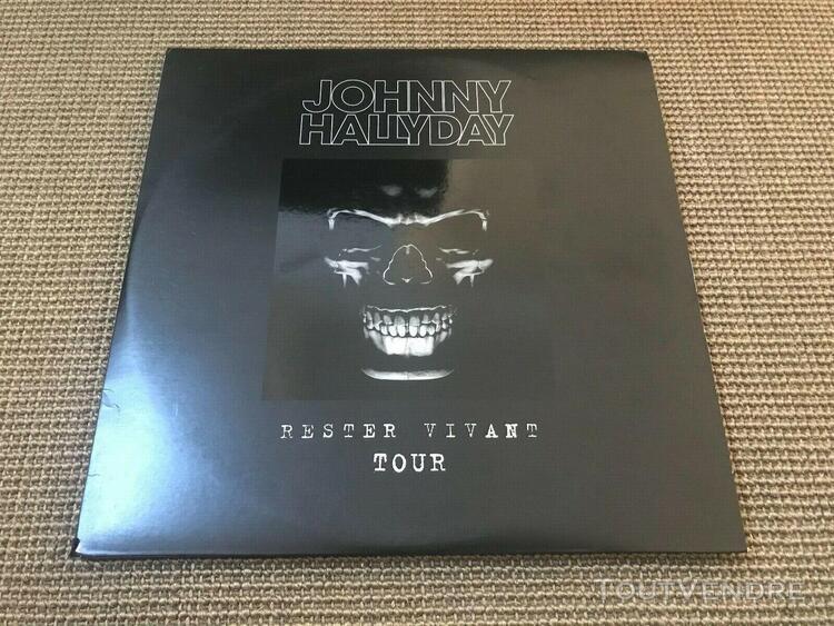 Triple album vinyl 3lp 28t johnny hallyday rester vivant tou