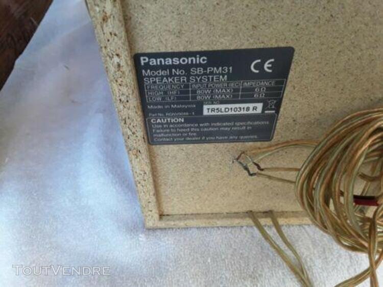 enceintes panasonic 2 voies