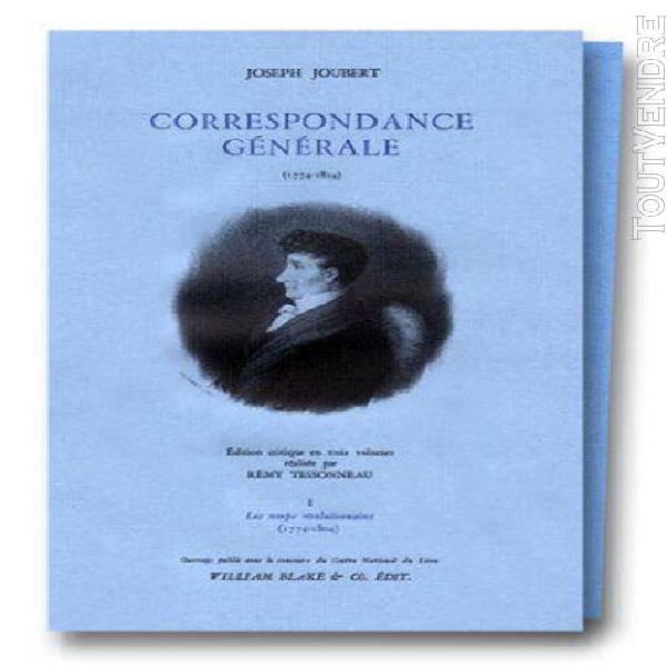 Correspondance generale/3 volumes