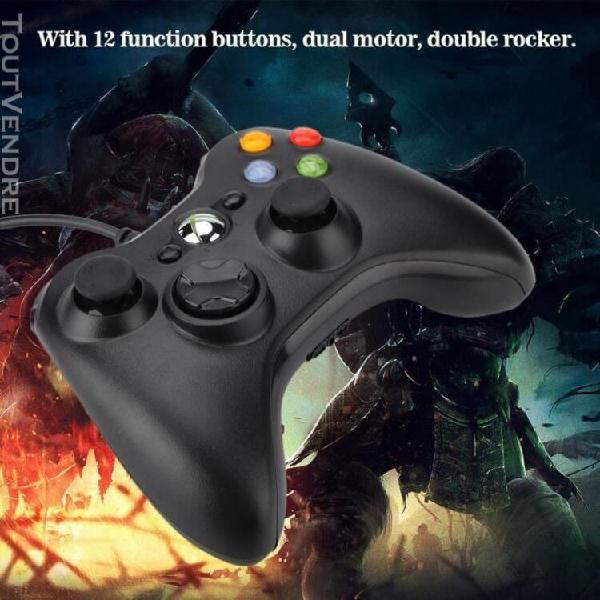 manette de jeu filaire pour xbox 360--dq france chu15243