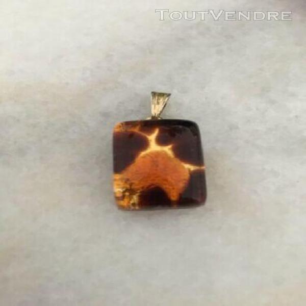 Pendentif en verre murano glass