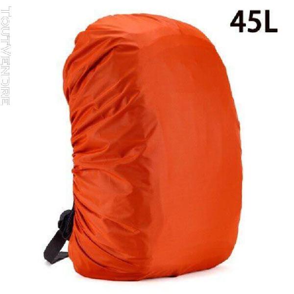 Sac à dos étanche réglable 35l/45l housse de pluie