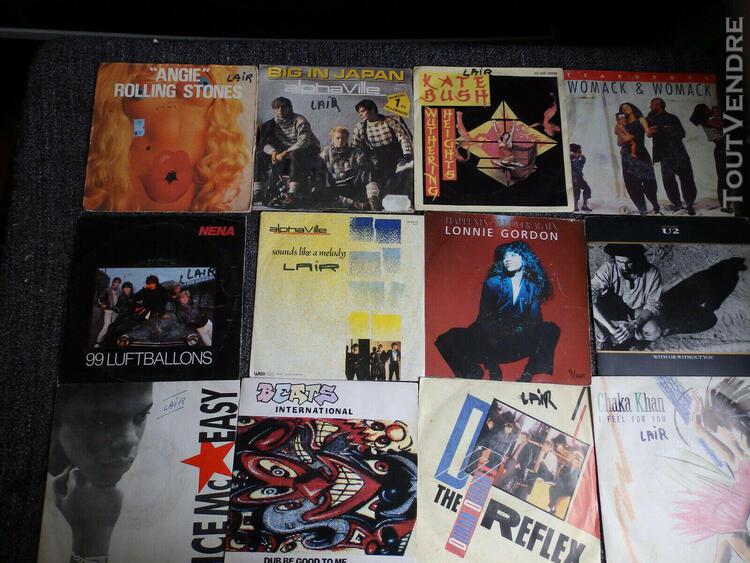 Lot divers vinyles nena rolling stones alphaville u2 beats k