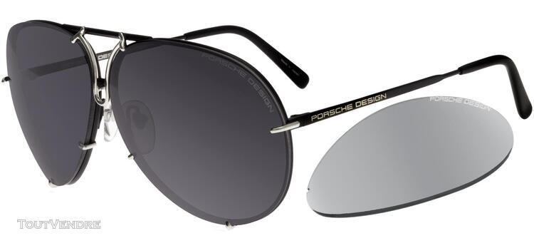 Lunettes de soleil porsche design p8478 black/grey silver gr