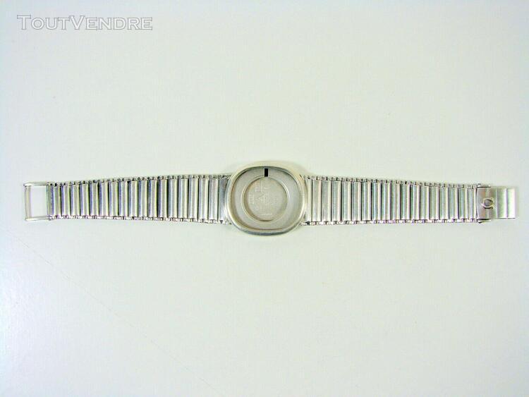 Bracelet montre argent massif omega vintage poinçons p 59,3