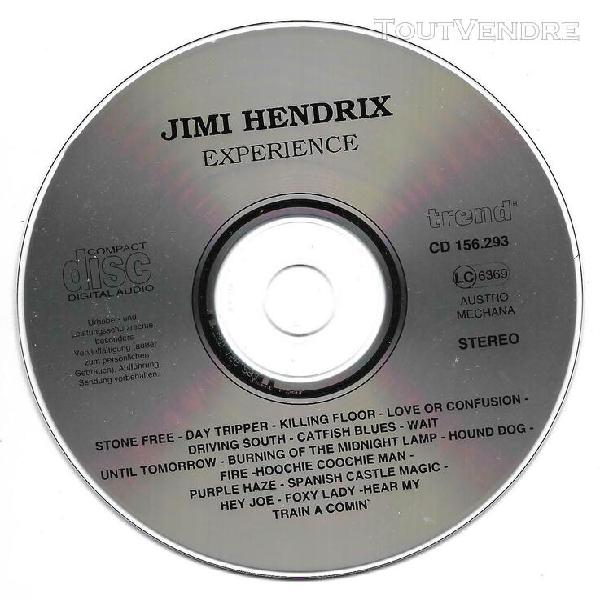 cd jimi hendrix / beatles " best of " autriche