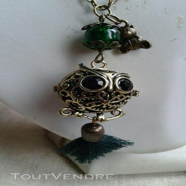 Collier bola de grossesse &quot;hibou&quot;