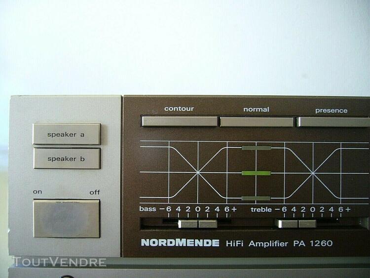 ampli nordmende hifi amplifier pa 1260