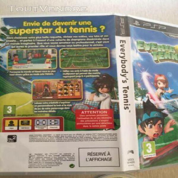 everybody's tennis - jeu sony psp - version promo / presse -