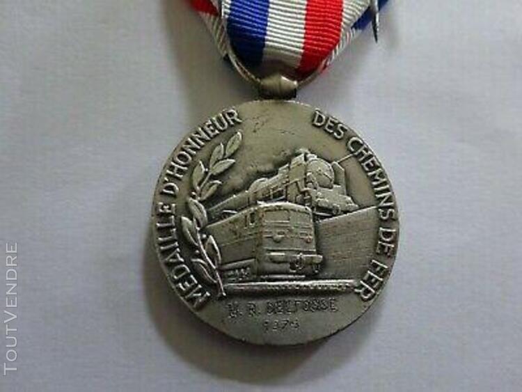 Medaille d&#39;honneur des chemins de fer no militaire couleur a