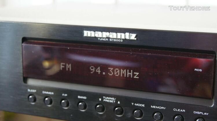 tuner hifi marantz st 6003 high end am/fm tuner stereo black