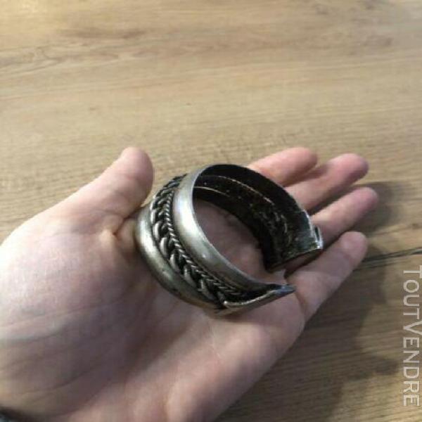 bracelet ancien argent massif origine palestine