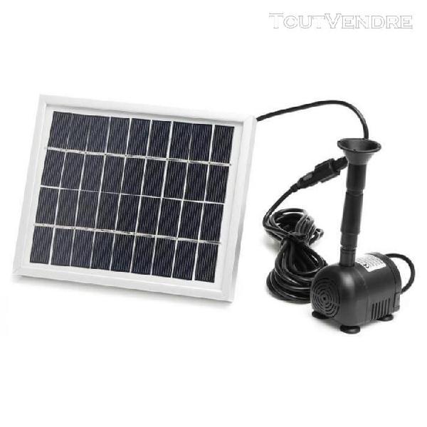 Panneau solaire pompe à eau kit 2w 200l/h pour fontaine