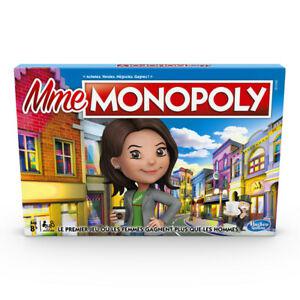 hasbro mme monopoly jeu de société ou les femmes gagnent