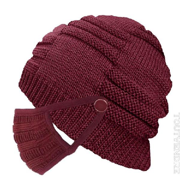 Haute qualité cyclisme casquettes chaud crochet hiver laine