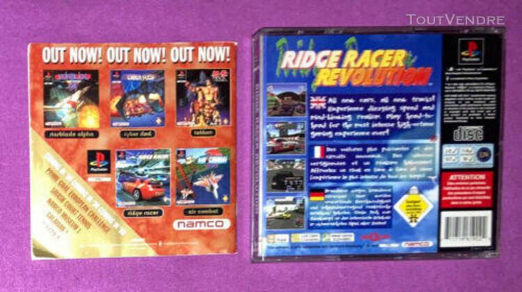 Ridge racer revolution * jeu sony playstation ps1 pal eur