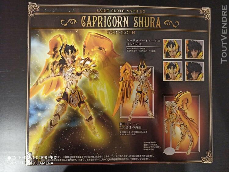 saint seiya shura myth cloth ex god cloth ! capricorn