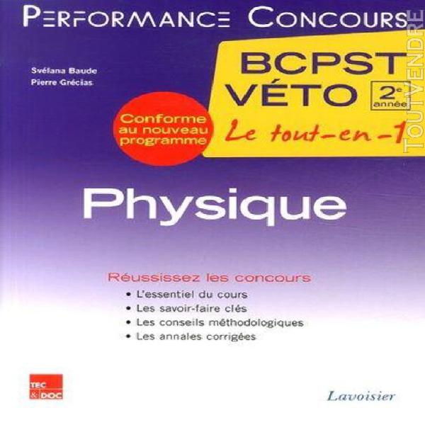 physique 2e année bcpst-véto