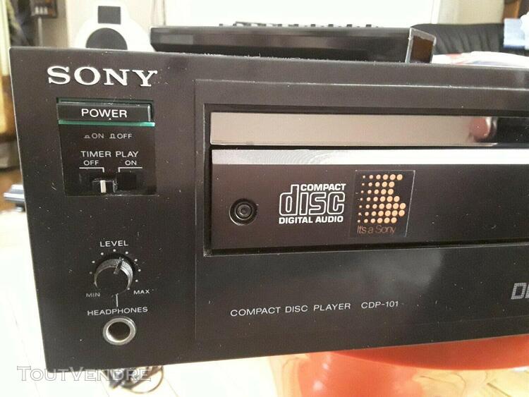 compact disc player sony cdp-101 sony