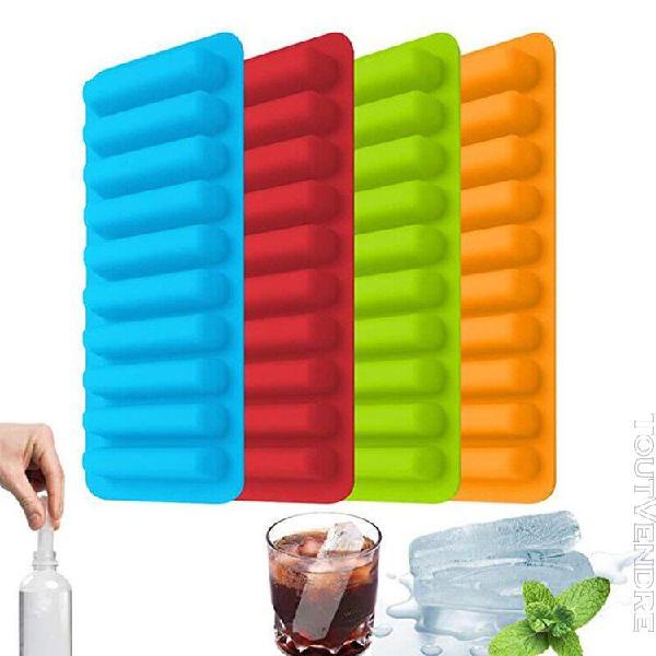 Bacs à glaçons en silicone, 4 pièces, parfait pour la