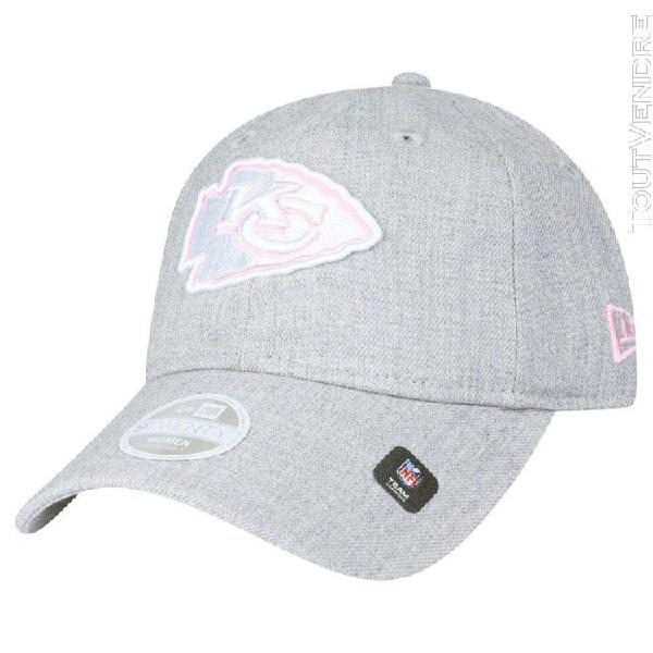 New era 9twenty femme cap - kansas city chiefs gris rose