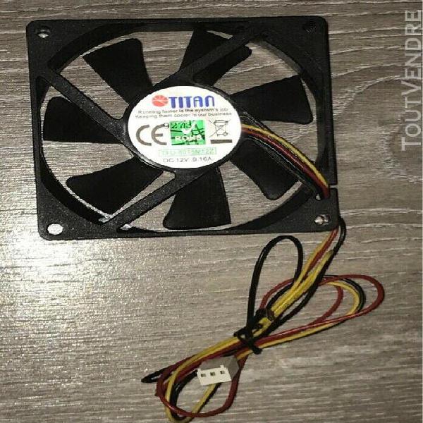 ventilateur titan tfd-8015m12z 80x80x15mm connecteur 3pin