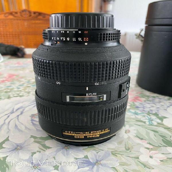 Objectif pro nikon serie ed af-s nikkor 28-70mm 1:2.8 d pann