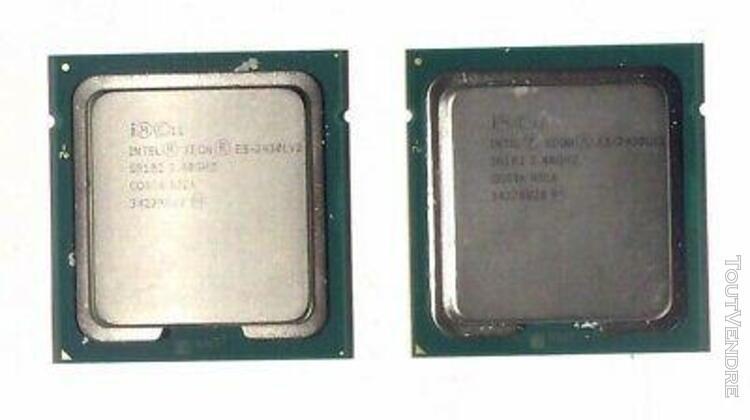 matching pair of sr1b2 intel xeon e5-2430l v2 2.40ghz 6 core